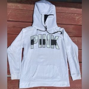 Women’s extra small white PINK by Victoria’s Secret hoodie